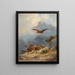 Camoscio inseguito da un'aquila - Moritz Müller II — quadro incorniciato alla parete