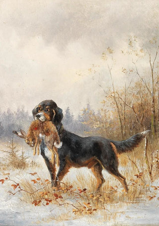 Moritz Mller II - Hund mit Hasen.webp