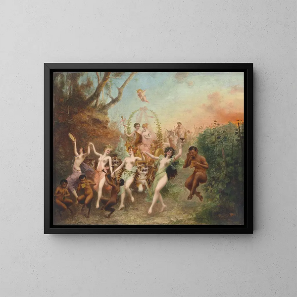 Fête des faunes et des nymphes - Moritz Stifter — gerahmtes Bild an der Wand