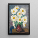 Blumenstrauß aus Margeriten - Moïse Kisling — gerahmtes Bild an der Wand