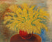 Bouquet di mimose in un vaso rosso - Moïse Kisling — vista dell’opera