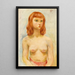 Jeune Femme Blonde - Moïse Kisling — quadro incorniciato alla parete