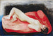 Nackt auf einem roten Sofa - Moïse Kisling — Ansicht des Kunstwerks