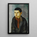 Portrait eines jungen Jungen - Moïse Kisling — gerahmtes Bild an der Wand