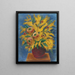 Rosen und Mimosen - Moïse Kisling — gerahmtes Bild an der Wand