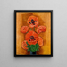 Vase de pavots - Moïse Kisling — gerahmtes Bild an der Wand