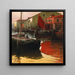 Motif of Chioggia - Adolf Kaufmann — framed artwork on a wall