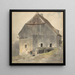 Wassermühle - Ernst Erwin Oehme — gerahmtes Bild an der Wand