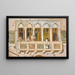 a Balcony overlooking the Grand Canal in Venice - Myles Birket Foster — framed artwork on a wall