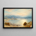 Loch Awe at Sunset - Myles Birket Foster — framed artwork on a wall