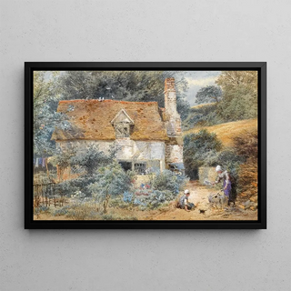 Myles Birket Foster - The Cottage.webp
