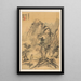 Landschaft - Nagamachi Chikuseki — gerahmtes Bild an der Wand
