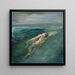Schwimmer - John La Farge — gerahmtes Bild an der Wand