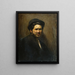 Selbstporträt - Nakamura Tsune — gerahmtes Bild an der Wand