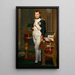 Reproduktion des Gemäldes Napoleon in seinem Arbeitszimmer von Jacques-Louis David als