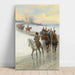 Napoleon Leading His Army by Jan Chełmiński printed on canvas