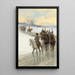 Framed art print of Napoleon Leading His Army by Jan Chełmiński