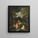 Badende in einem Waldbach - Narcisse Virgile Diaz de la Peña — gerahmtes Bild an der Wand