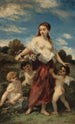 Flore saisie par l'amour ou L'innocence en danger - Narcisse Virgile Diaz de la Peña — Ansicht des Kunstwerks