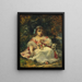 La fille de Diaz - Narcisse Virgile Diaz de la Peña — gerahmtes Bild an der Wand