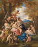 Nymphen und Amor - Narcisse Virgile Diaz de la Peña — Ansicht des Kunstwerks