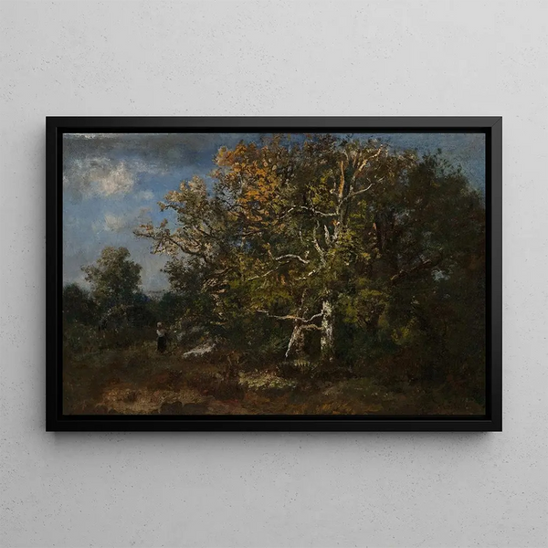 NarcisseVirgile Diaz de La Pea - Paysanne dans la fort dautomne.webp