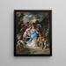 Promenade in blauer Robe - Narcisse - Virgile Diaz de la Peña — gerahmtes Bild an der Wand