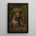 Tre bambine - Narcisse Virgile Diaz de la Peña — quadro incorniciato alla parete