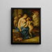 Venus und Amor - Narcisse Virgile Diaz de la Peña — gerahmtes Bild an der Wand