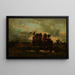 Pastoral humide - Narcisse Virgile Diaz de la Peña — framed artwork on a wall