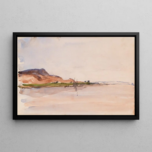 Nathaniel Hone the Younger - A Wooded Point on the Banks of the River Nile Egypt.webp