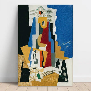 Nature Morte À L’as De Pique de Louis Marcoussis | Reproduction Tableau Décoration murale affiche copie