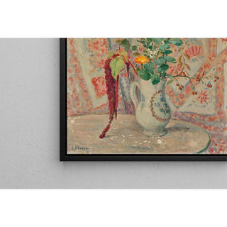 Nature Morte au Bouquet - Henri Lebasque | Reproduction Tableau Décoration murale affiche copie