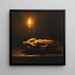 Stillleben mit Zucchini - Petrus van Schendel — gerahmtes Bild an der Wand