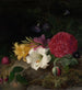 Natur stillleben mit Blumen - Frants Diderik Be — Ansicht des Kunstwerks