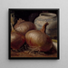 Nature morte avec des oignons - Eugène Jansson — framed artwork on a wall
