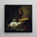 Stillleben mit Käse - Antoine Vollon — gerahmtes Bild an der Wand