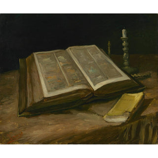 Nature morte avec la Bible - Vincent van Gogh | Reproduction Tableau Décoration murale affiche copie