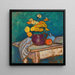 Natura morta con tessuto, fiori in una brocca, mela e contenitore sul tavolo - Alexej von Jawlensky