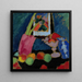 Nature morte con una ciotola viola - Alexej von Jawlensky — quadro incorniciato alla parete