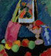Nature morte con una ciotola viola - Alexej von Jawlensky — vista dell’opera
