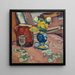 Nature morte: vaso di fiori, brocca e bicchiere - Emile Bernard — quadro incorniciato alla parete