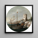 Ships arriving in a southern port - Goffredo Wals — wall display of the artwork