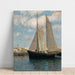 Reproduktion des Gemäldes Schiffe im Hafen von Chioggia - Alfred Zoff