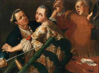 Neapolitan School - A Fight During A Card Game.webp