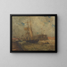 Brigantin entrante nel porto di Littlehampton - Nelson Dawson — quadro incorniciato alla parete