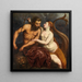 Neptune e Amfitrite - Paris Bordone — quadro incorniciato alla parete