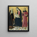La Vierge à l'Enfant avec saint Antoine Abbé et saint Sigismond - Neroccio de' Landi — quadro incorniciato alla parete