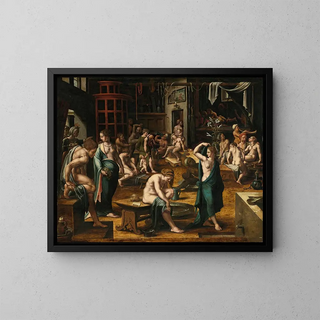 Netherlandish School - A Bathhouse.webp
