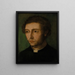 Ritratto di un gentiluomo - Scuola olandese — quadro incorniciato alla parete